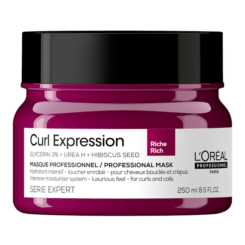 L'oreal Professionnel Профессиональная интенсивно увлажняющая маска Curl Expression для всех типов кудрявых волос, 250 мл (L'oreal Professionnel, Serie Expert) l oreal professionnel профессиональная интенсивно увлажняющая маска curl expression для всех типов кудрявых волос 500 мл l oreal professionnel serie expert