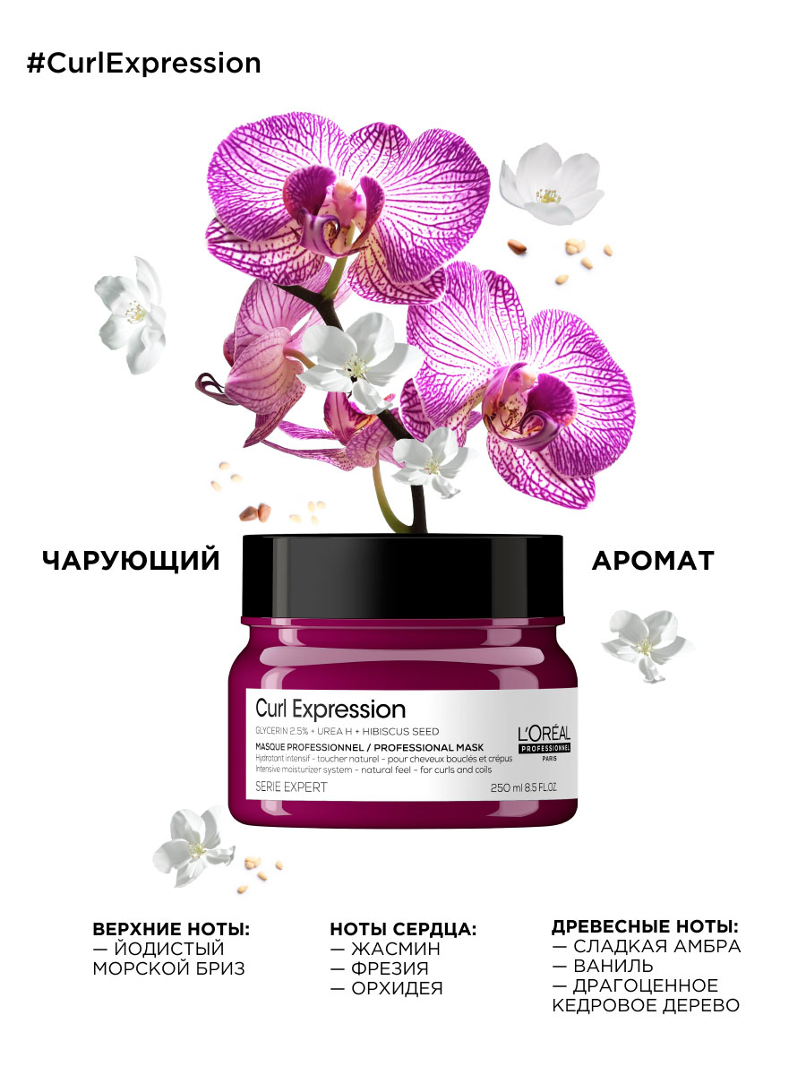Лореаль Профессионель Профессиональная увлажняющая маска для всех типов кудрявых волос, 250 мл (L'oreal Professionnel, Serie Expert) Лореаль Профессионель Профессиональная увлажняющая маска для всех типов кудрявых волос, 250 мл (L'oreal Professionnel, Serie Expert) фото 10
