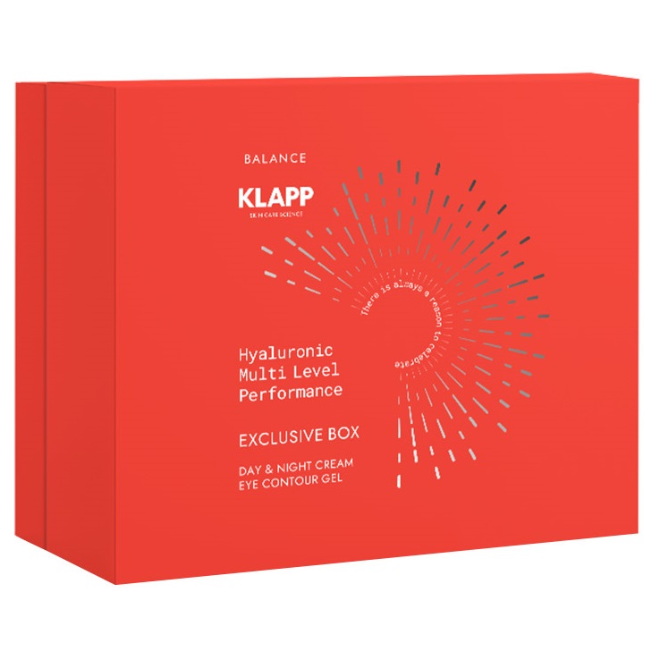Klapp Подарочный набор увлажняющих средств Balance Core Set: крем 50 мл + гель для век 15 мл (Klapp, Multi Level Performance)