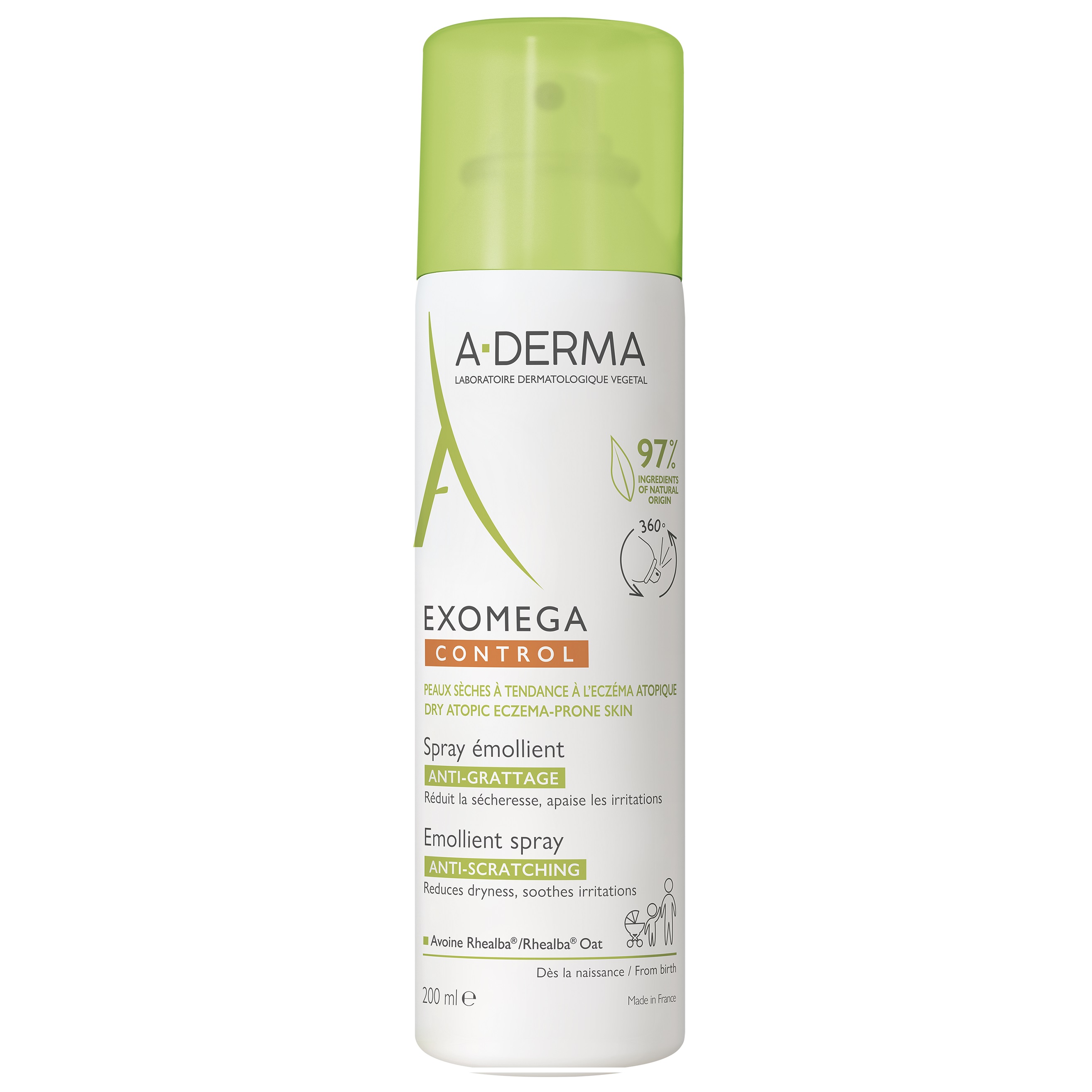 A-Derma Смягчающий спрей-эмолент для лица и тела 0+, 200 мл (A-Derma, Exomega Control) смягчающий спрей эмолент для лица и тела 0 200 мл