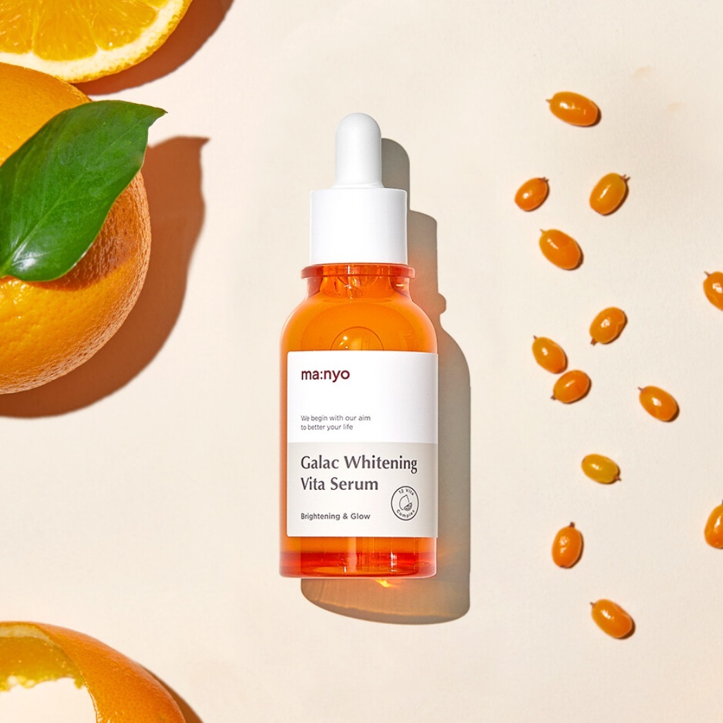 Маньо Мультивитаминная сыворотка для тусклой кожи лица Galac Whitening Vita Serum, 50 мл (Manyo, Galactomy) фото 3