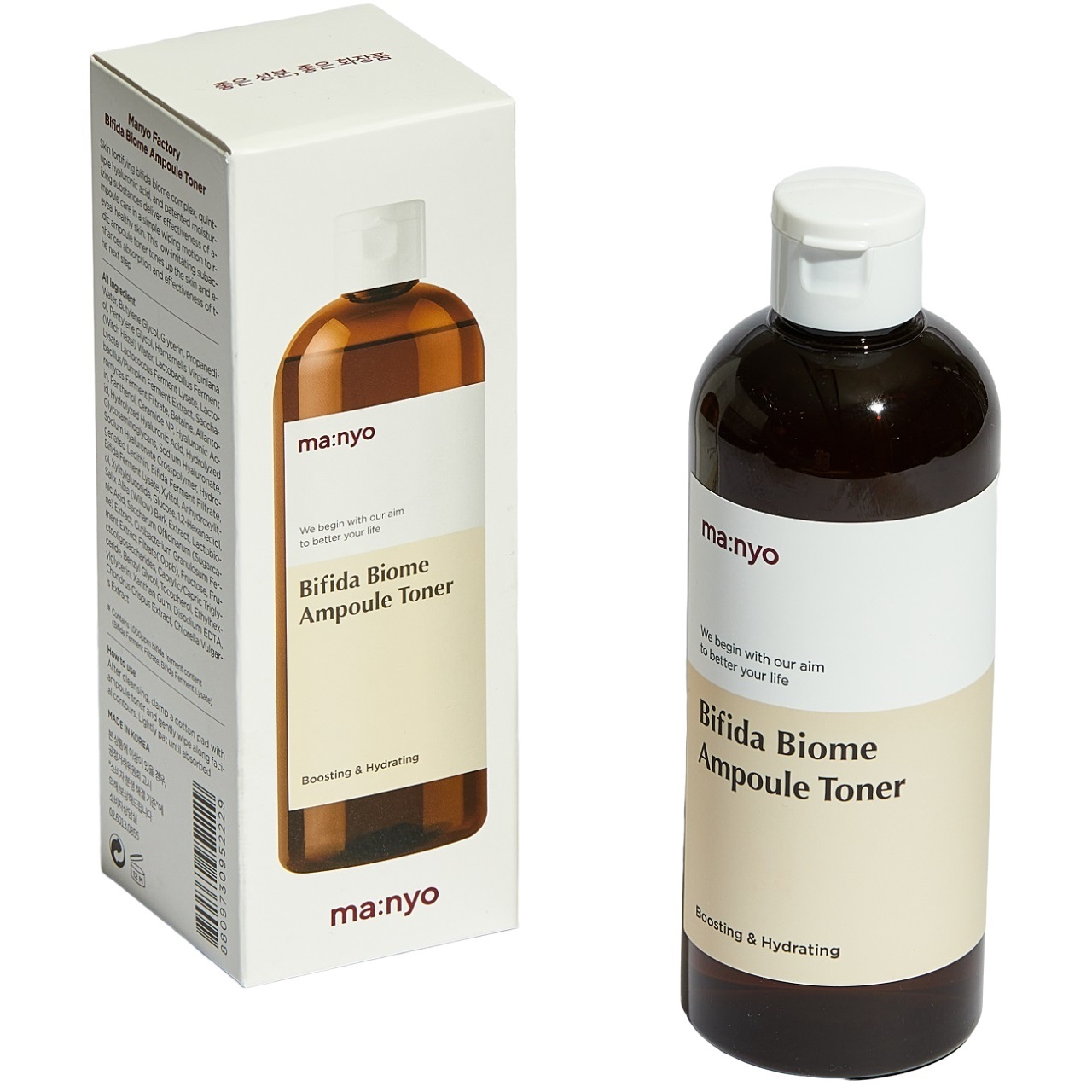 Маньо Ампульный укрепляющий тонер с бифидобактериями Biome Ampoule Toner, 210 мл (Manyo, Bifida) фото 0