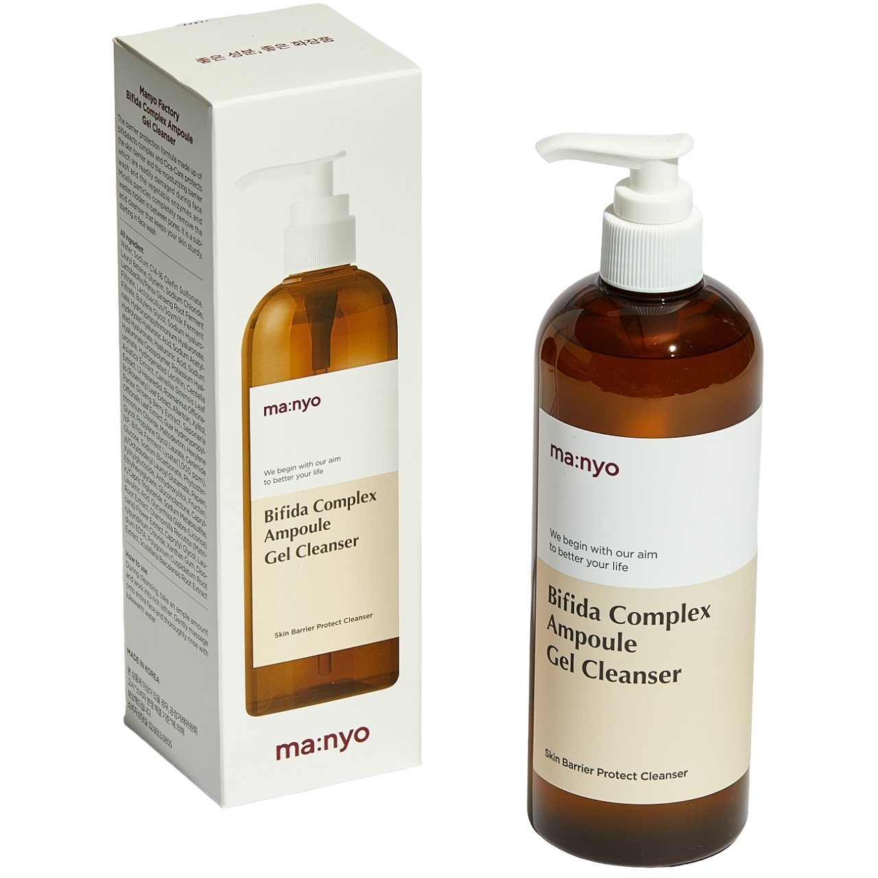 Маньо Гель для умывания с бифидобактериями Complex Ampoule Gel Cleanser, 400 мл (Manyo, Bifida) фото 0