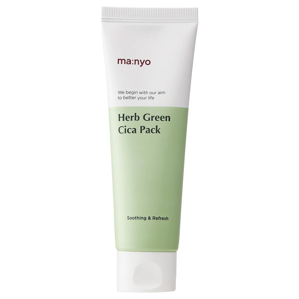Manyo Успокаивающая маска с экстрактом зеленого чая для проблемной кожи Cica Pack, 75 мл (Manyo, Herb Green)
