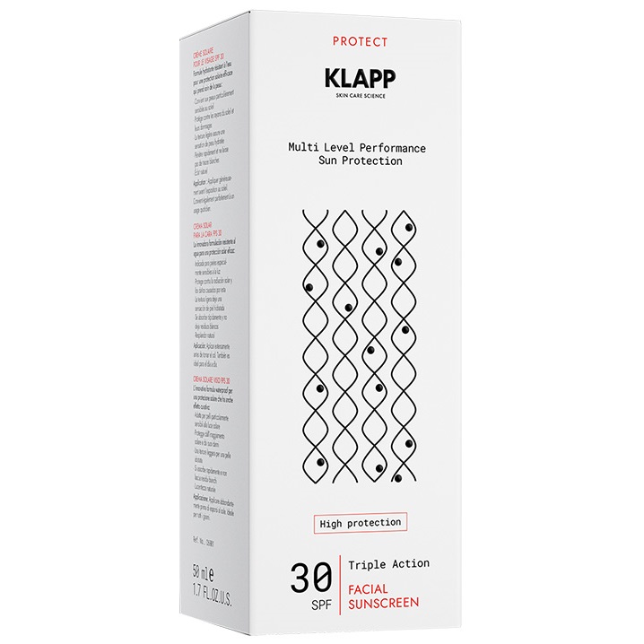 Клапп Солнцезащитный крем Facial Sunscreen SPF30, 50 мл (Klapp, Multi Level Performance) фото 2
