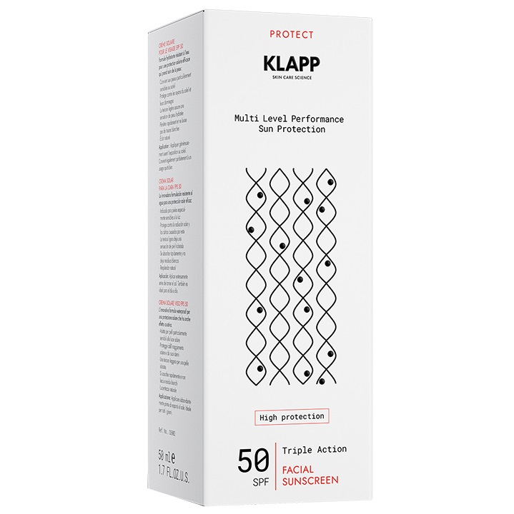 Клапп Солнцезащитный крем Facial Sunscreen SPF 50, 50 мл (Klapp, Multi Level Performance) Клапп Солнцезащитный крем Facial Sunscreen SPF 50, 50 мл (Klapp, Multi Level Performance) фото 2