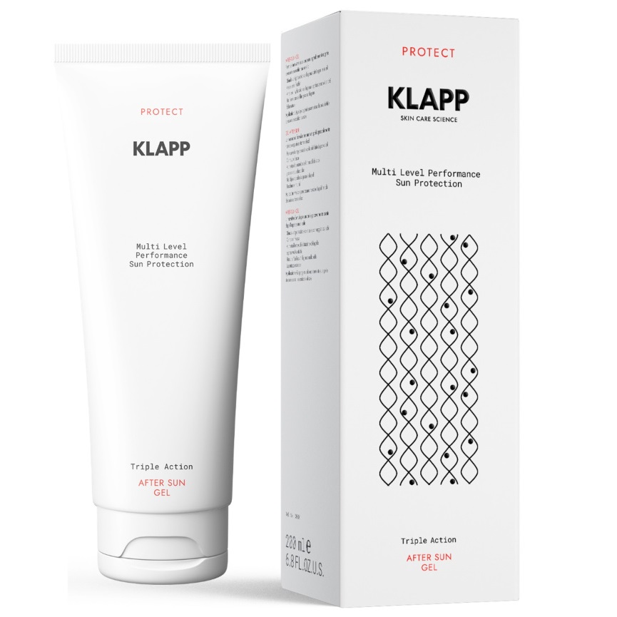 Klapp Успокаивающий гель с алоэ вера после загара After Sun Gel, 200 мл (Klapp, Multi Level Performance) гель после загара klapp cosmetics успокаивающий гель после загара multi level performance sun protection