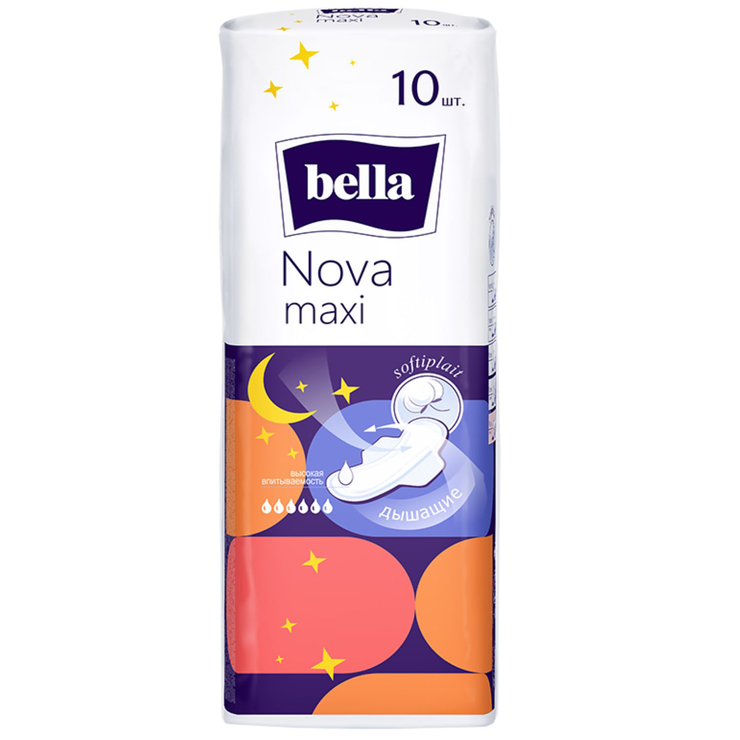 Белла Гигиенические прокладки Nova Maxi, 10 шт (Bella, Гигиенические прокладки) фото 0
