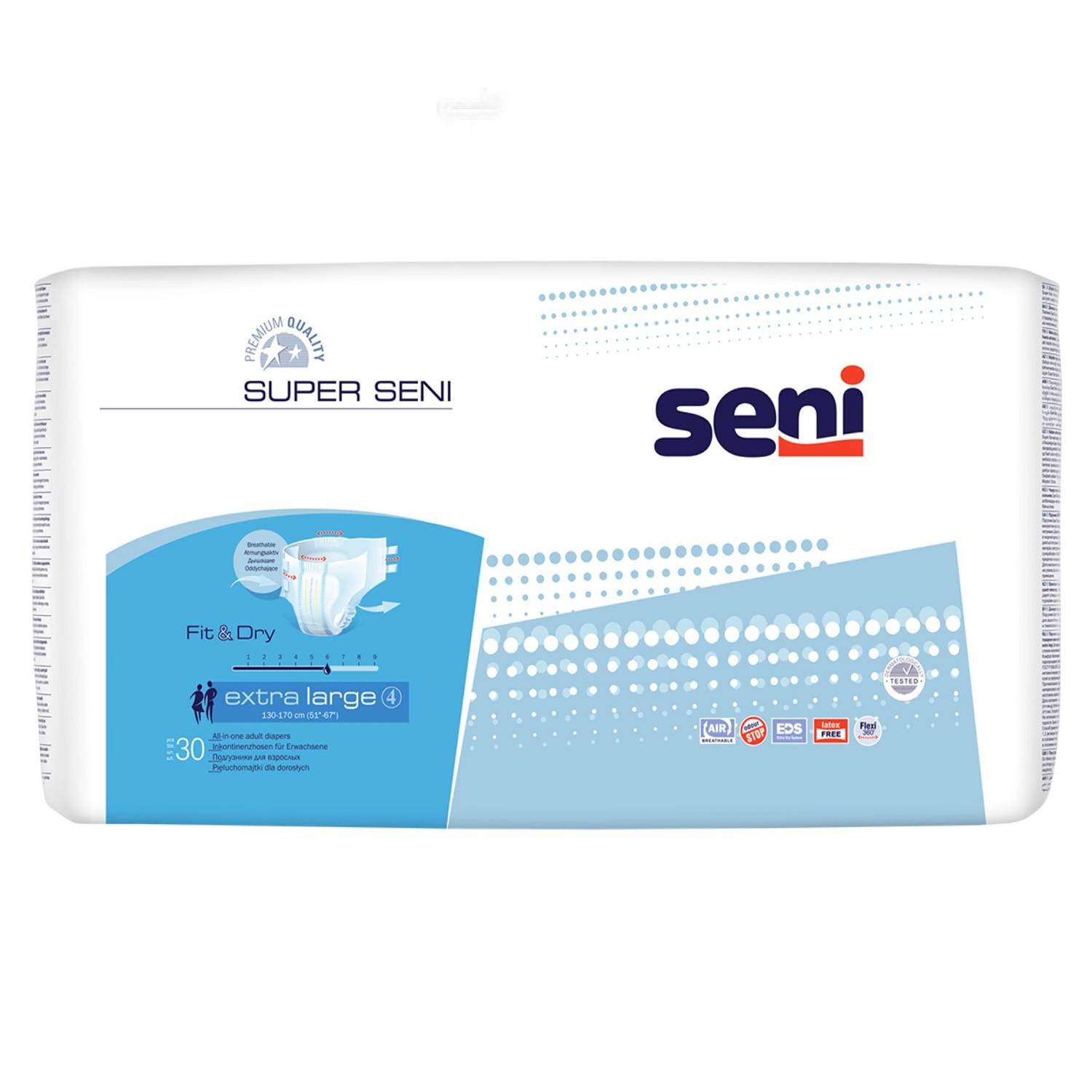 Сени Подгузники для взрослых Extra Large, 30 шт (Seni, Super) фото 0