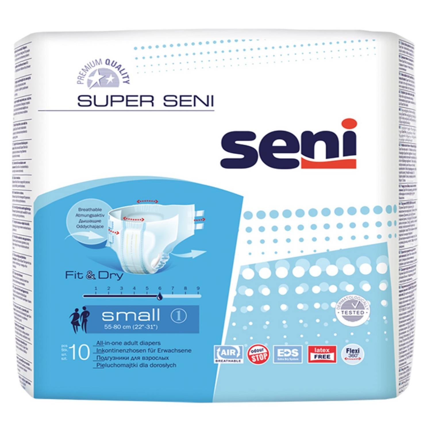 Сени Подгузники для взрослых Small, 10 шт (Seni, Super) фото 0