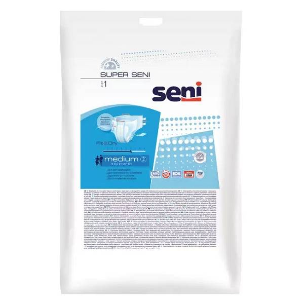 Сени Подгузники для взрослых Medium, 1 шт (Seni, Super) фото 0