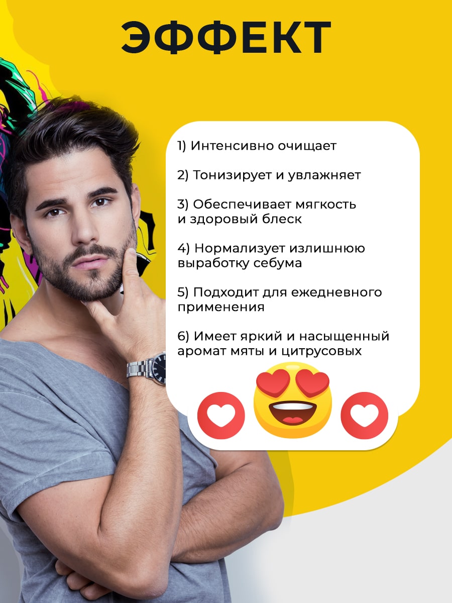  Средство 3в1 для мужчин 