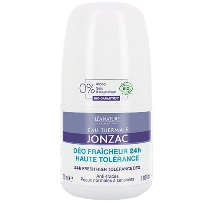 Jonzac Освежающий шариковый дезодорант для чувствительной кожи 24 часа Deo Fraicheur, 50 мл (Jonzac, Rehydrate)