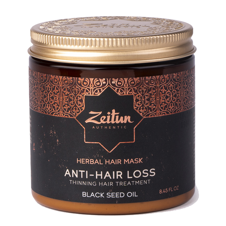 Зейтун Укрепляющая фито-маска с маслом черного тмина против выпадения волос Anti-Hair Loss, 250 мл (Zeitun, Authentic) фото 3