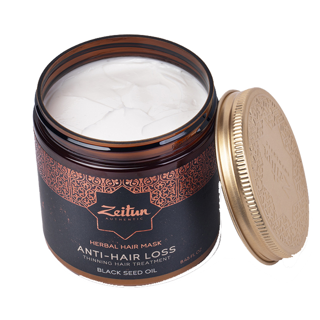 Зейтун Укрепляющая фито-маска с маслом черного тмина против выпадения волос Anti-Hair Loss, 250 мл (Zeitun, Authentic) фото 2