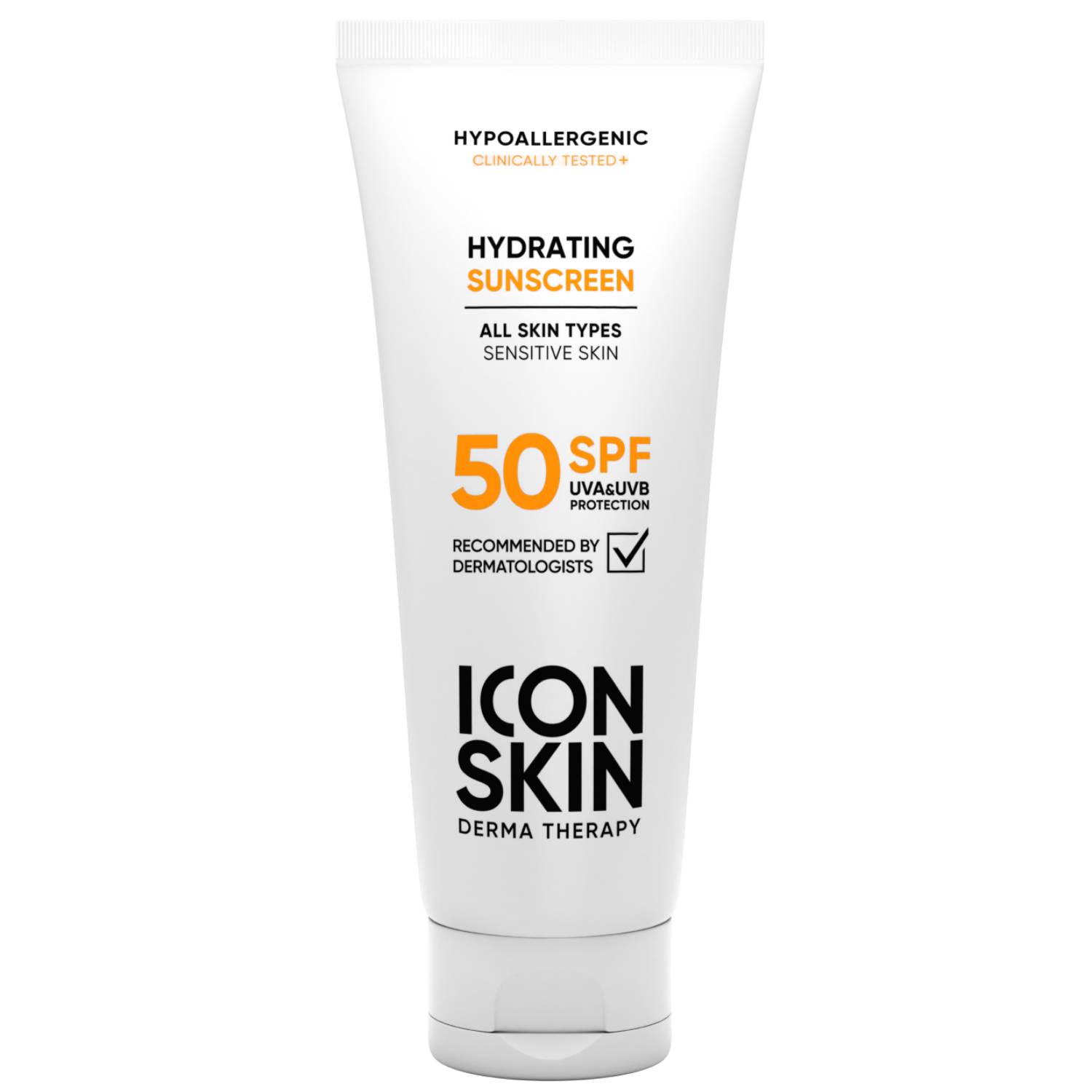Icon Skin Солнцезащитный увлажняющий крем SPF 50 для всех типов кожи, 75 мл. фото