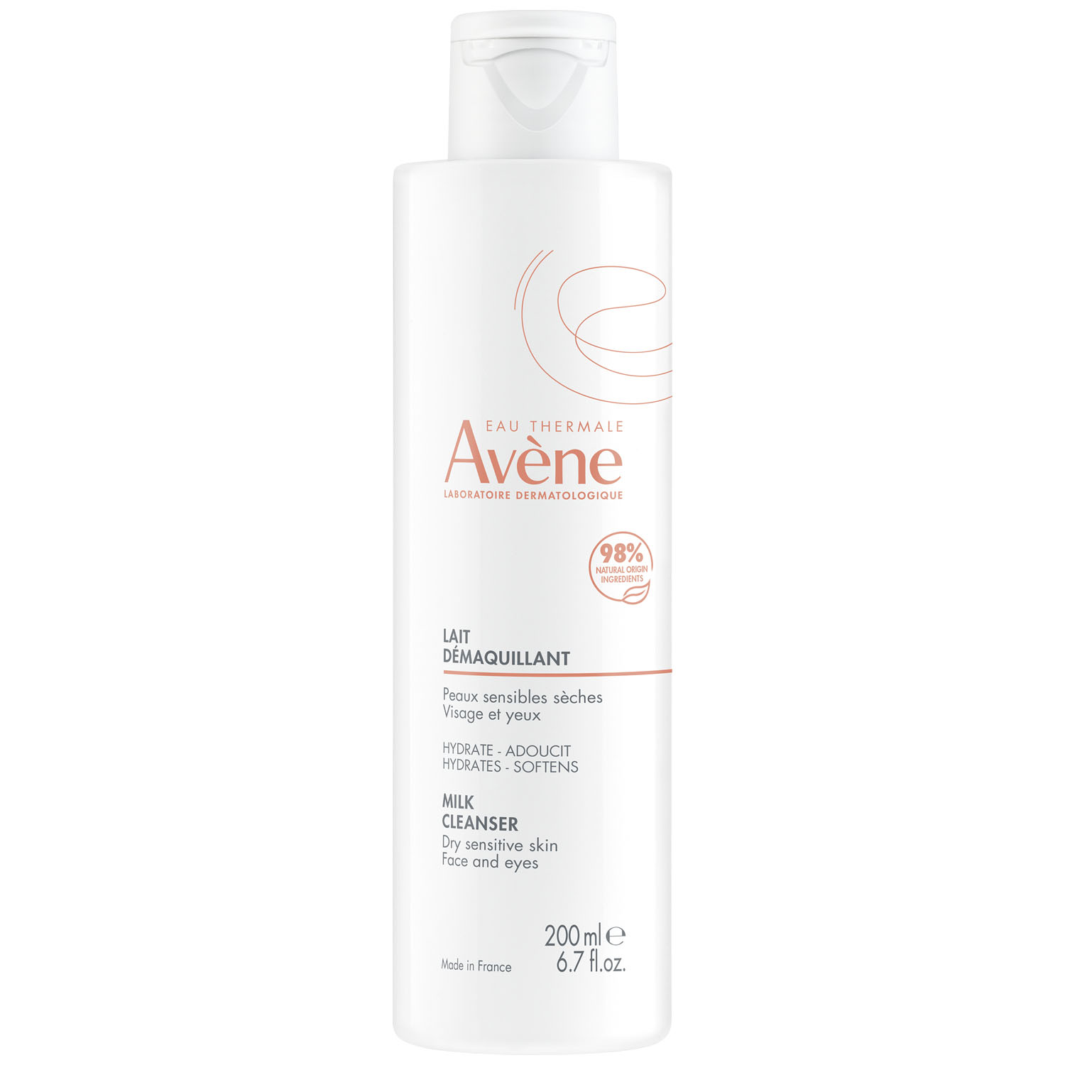 Авен Мягкое очищающее молочко, 200 мл (Avene, Sensibles) фото 0