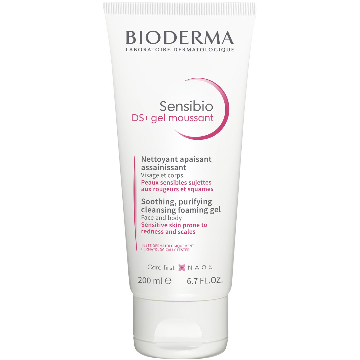 Bioderma Очищающий гель для кожи с покраснениями и шелушениями DS+, 200 мл (Bioderma, Sensibio)