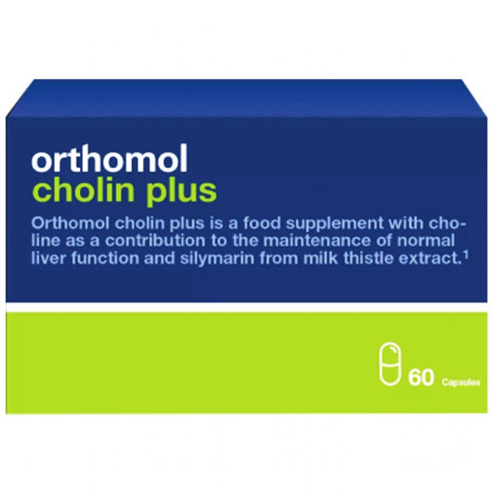Orthomol Комплекс «Холин плюс», 60 капсул (Orthomol, Иммунная система) orthomol комплекс иммун плюс 30 таблеток orthomol имунная система