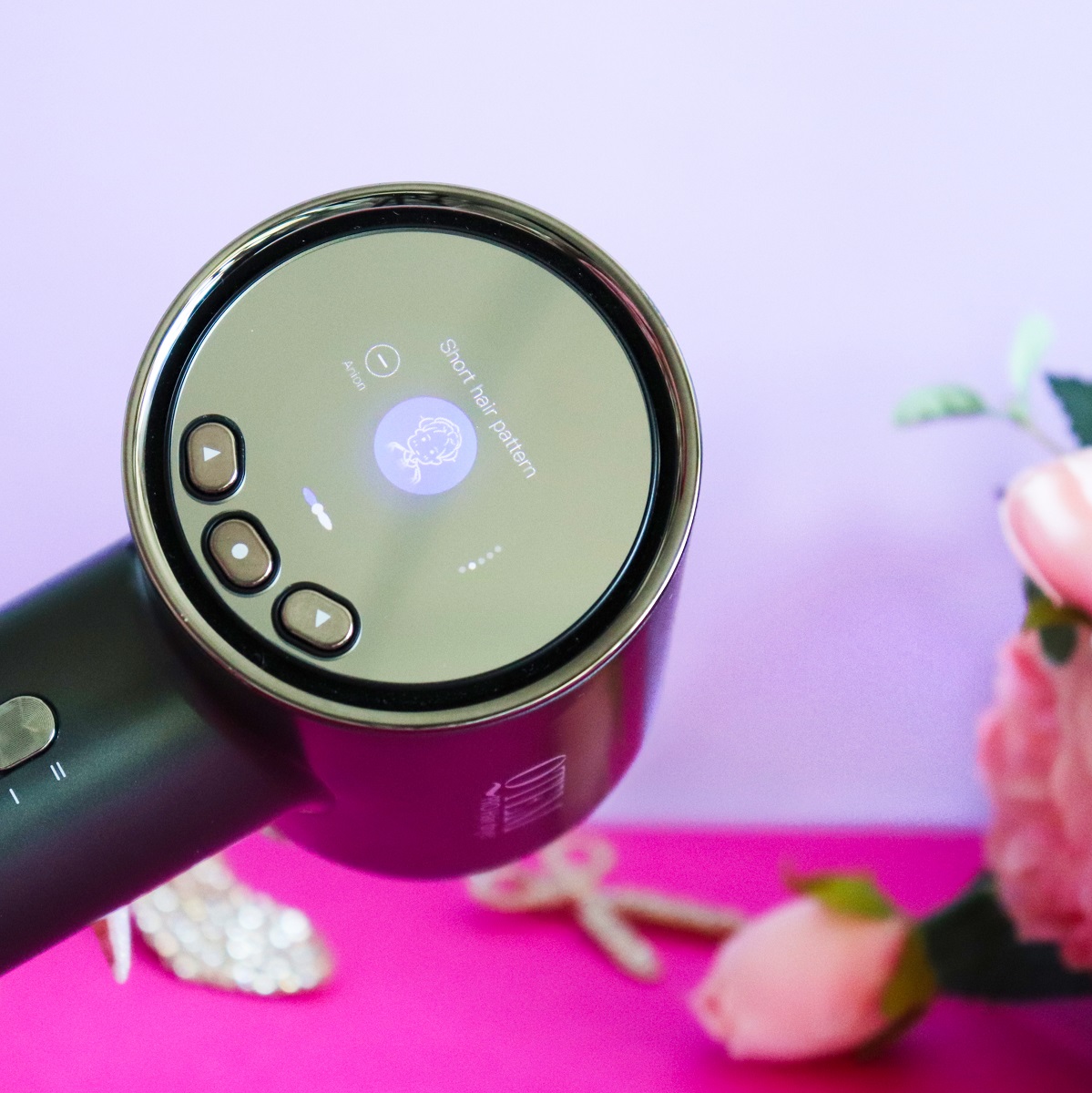 Кьютэм Фен Touch Sensing Hair Dryer, темно-серый, 1 шт (Qtem, Pro Tools) фото 7