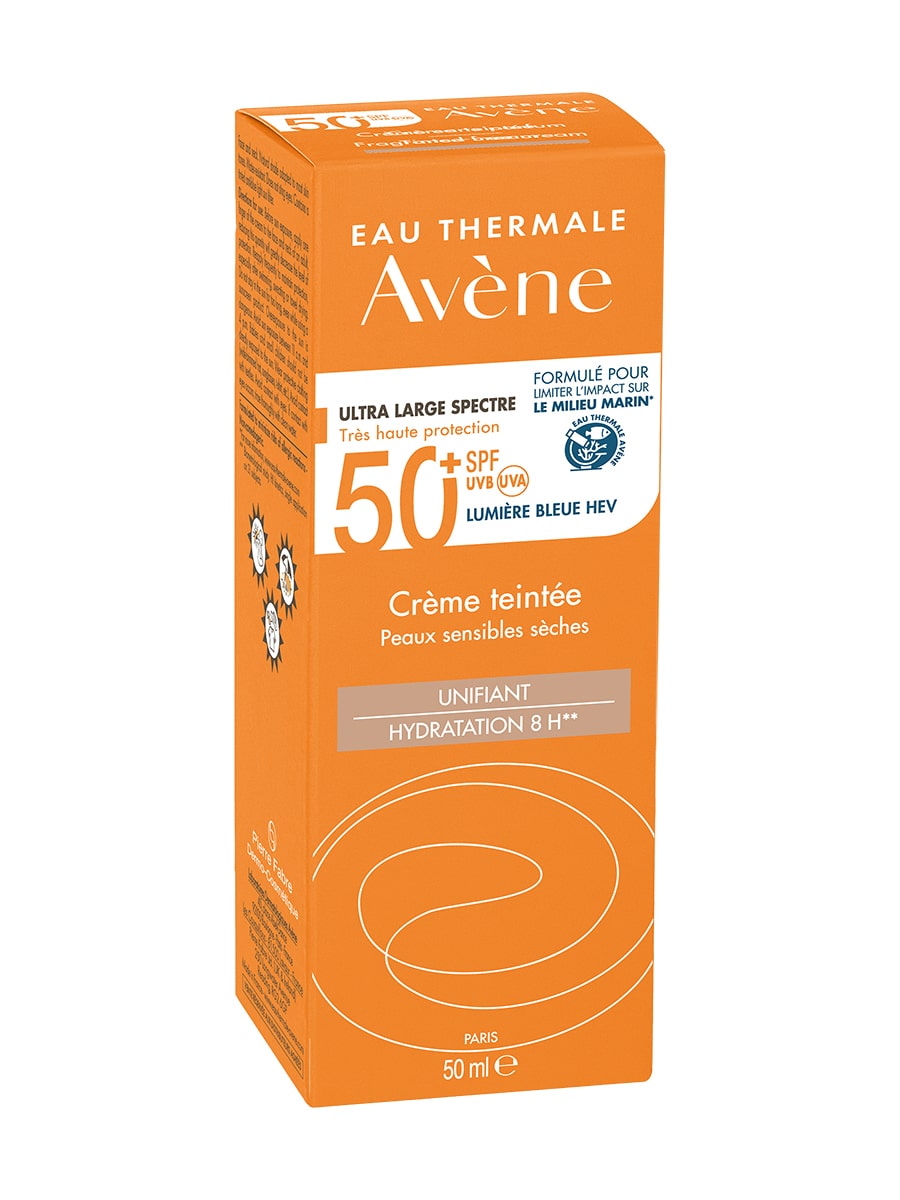 Авен Крем солнцезащитный тонирующий SPF 50+, 50 мл (Avene, Suncare) фото 11