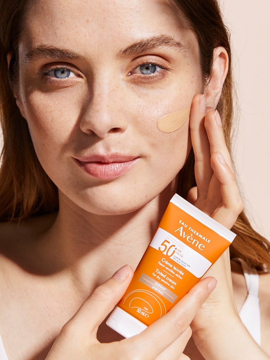 Авен Крем солнцезащитный тонирующий SPF 50+, 50 мл (Avene, Suncare) фото 8