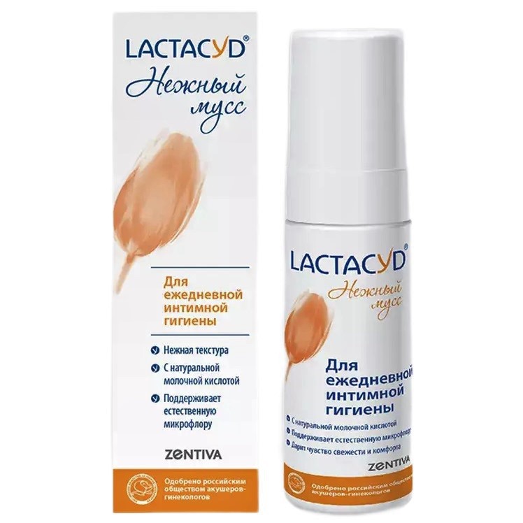 Lactacyd Нежный мусс для ежедневной интимной гигиены, 125 мл. фото