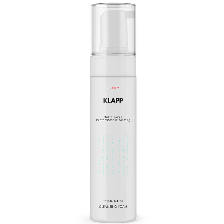 Клапп Очищающая пенка тройного действия Cleansing Foam для всех типов кожи, 200 мл (Klapp, Multi Level Performance) фото 0