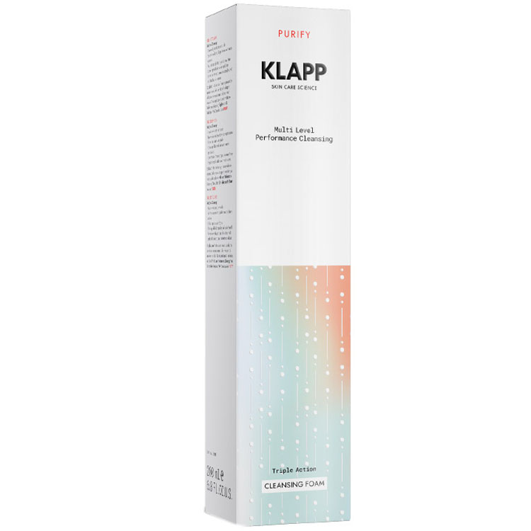 Клапп Очищающая пенка тройного действия Cleansing Foam для всех типов кожи, 200 мл (Klapp, Multi Level Performance) фото 1