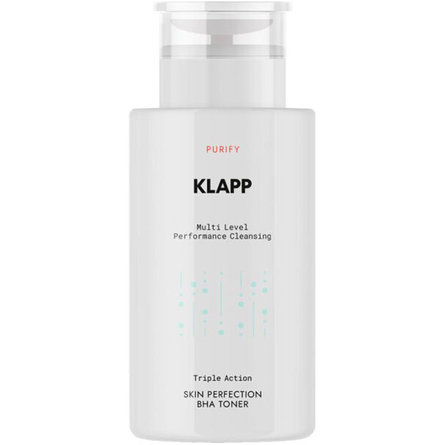 Klapp Отшелушивающий лосьон с BHA для жирной и комбинированной кожи Skin Perfection BHA Toner, 200 мл (Klapp, Multi Level Performance) мультифункциональный бальзам для очищения и регенерации кожи 4 в 1 janssen cosmetics mature skin multi action cleansing balm 50мл