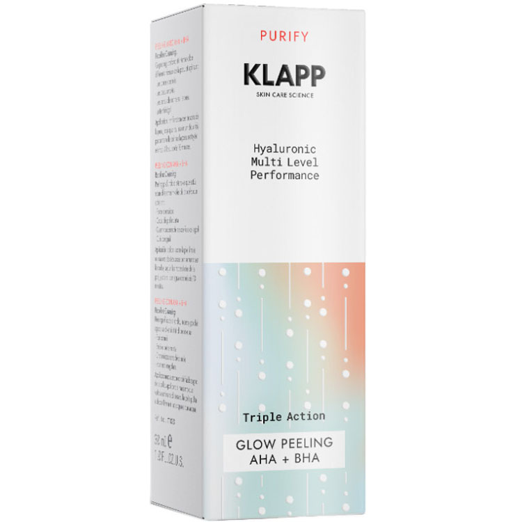 Клапп Комплексный пилинг для сияния кожи Glow Peeling Aha+Bha, 30 мл (Klapp, Multi Level Performance) фото 1
