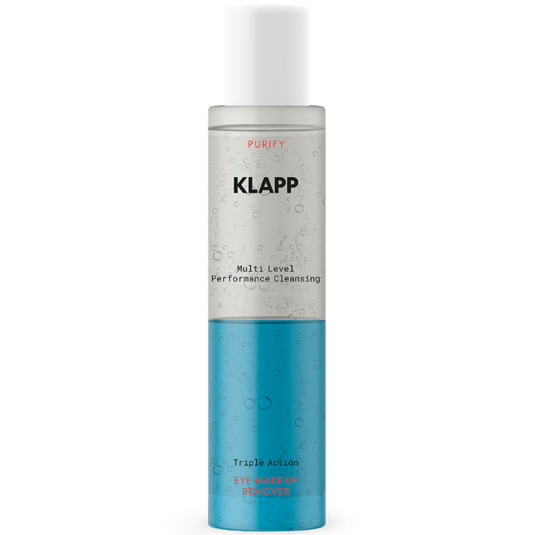 Klapp Двухфазное средство тройного действия для демакияжа глаз Eye Make Up Remover, 125 мл (Klapp, Multi Level Performance) средство для снятия макияжа с кожи вокруг глаз soft eye make up remover 100мл