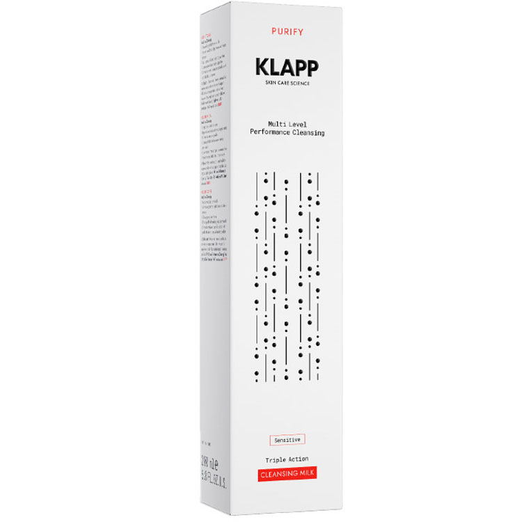 Клапп Очищающее молочко для чувствительной кожи Cleansing Milk Sensitive, 200 мл (Klapp, Multi Level Performance) фото 1