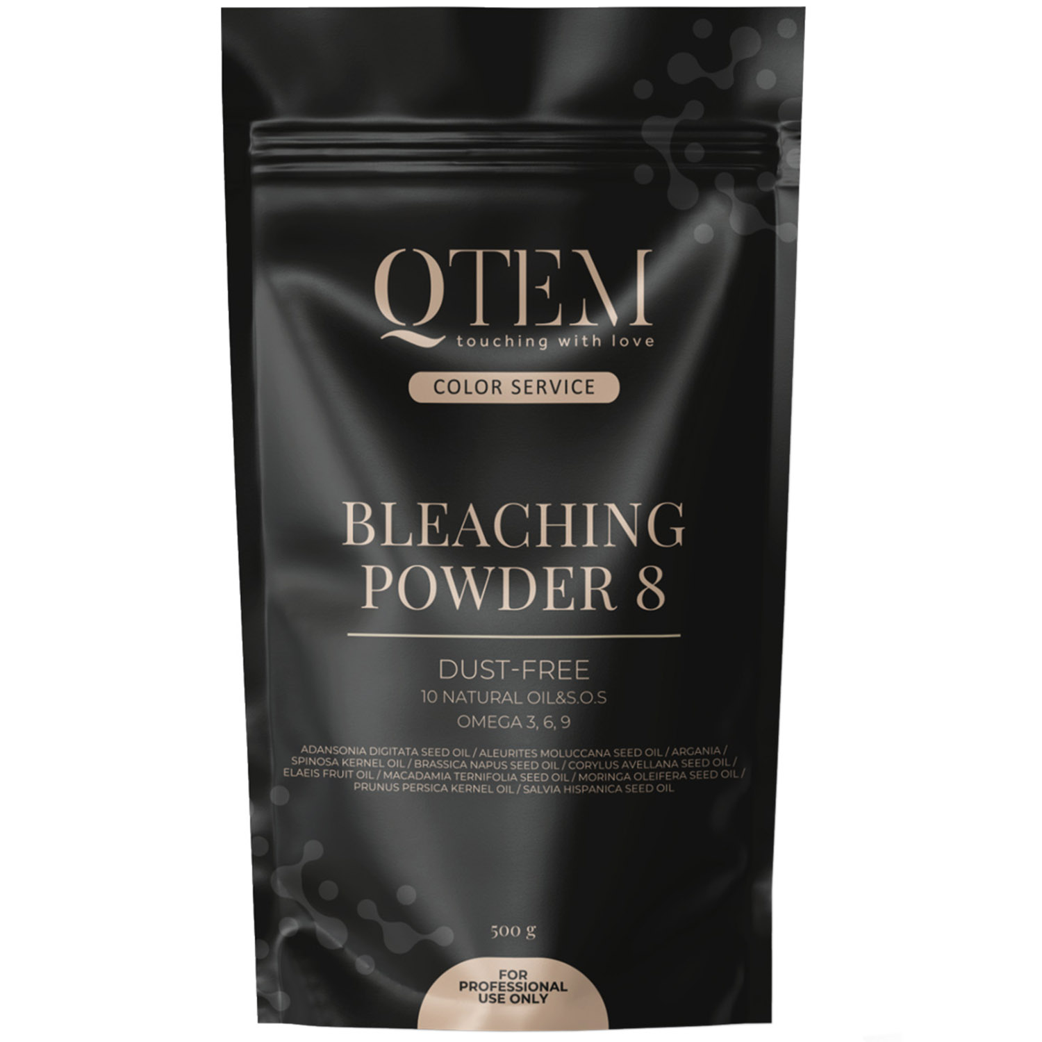 Qtem Обесцвечивающий порошок Bleaching Powder 8, 500 г (Qtem, Color Service) фото
