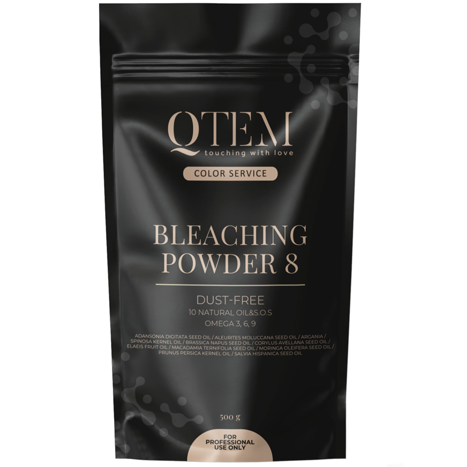 Кьютэм Обесцвечивающий порошок Bleaching Powder 8, 500 г (Qtem, Color Service) фото 0