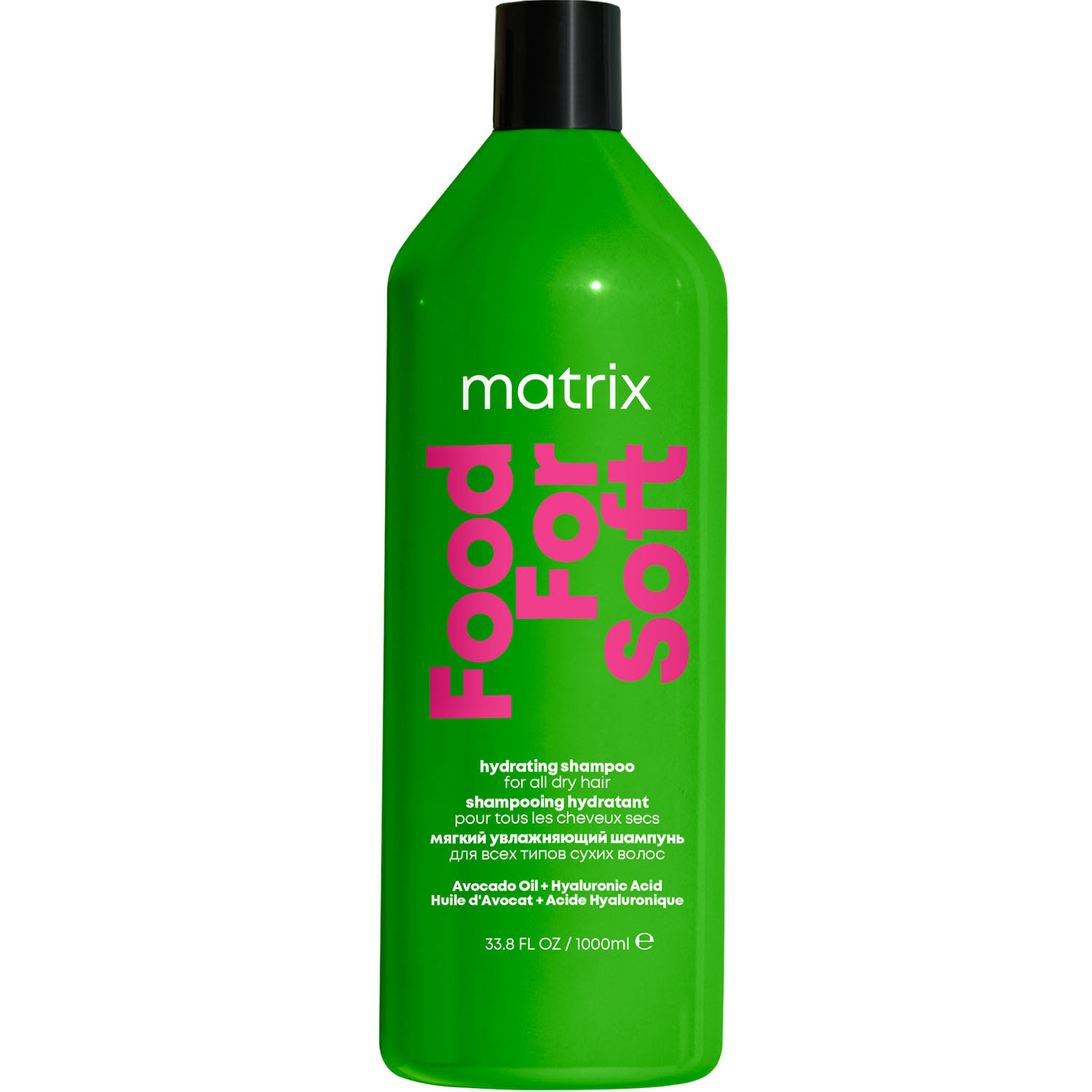 Matrix Увлажняющий шампунь с маслом авокадо и гиалуроновой кислотой для сухих волос, 1000 мл (Matrix, Food For Soft)