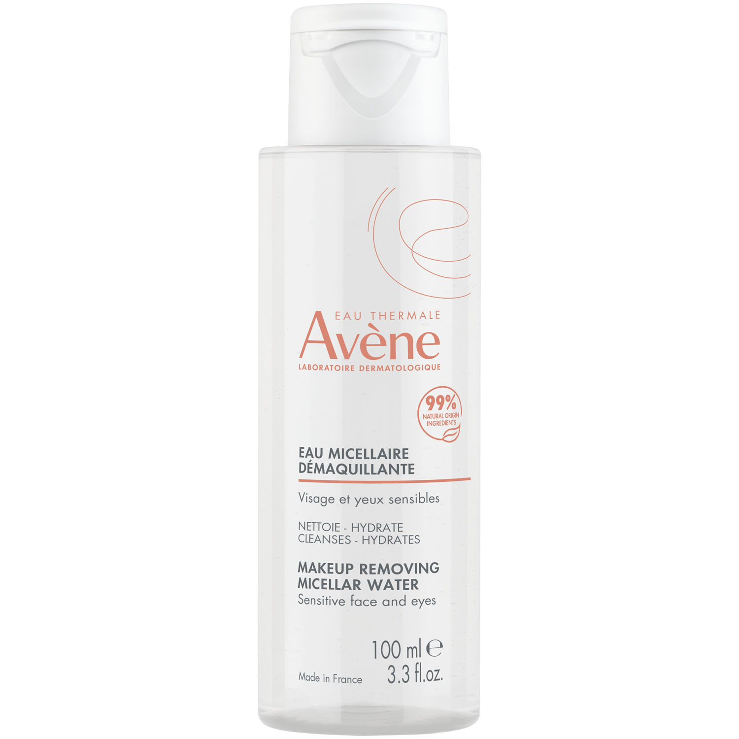 Avene Мицеллярный лосьон для снятия макияжа, 100 мл (Avene, Sensibles) гель для чувствительной кожи контура глаз и носителей контактных линз defense active patyka патика рол апп 15мл