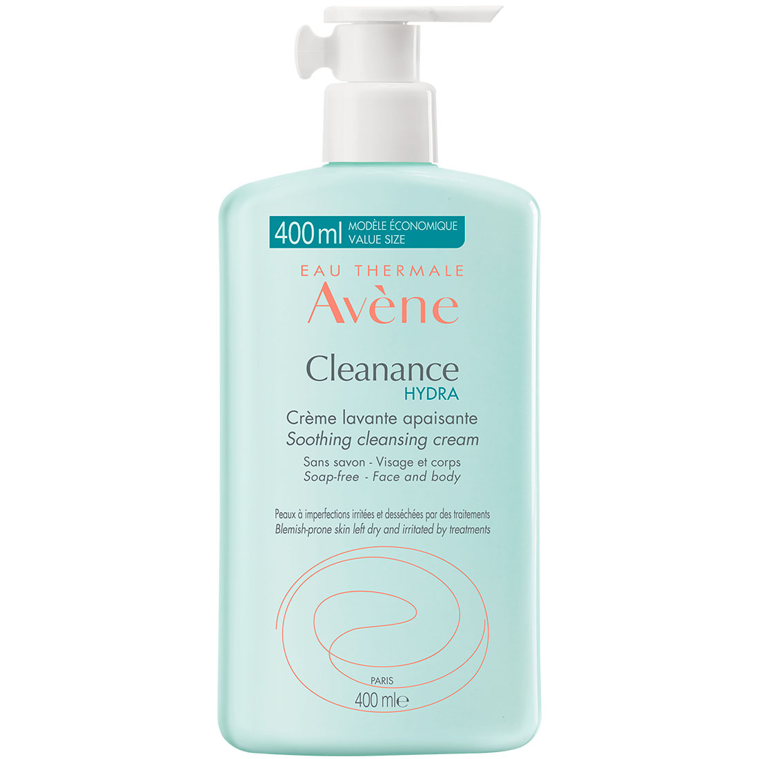 avene cleanance hydra набор успокаивающий крем 40 мл очищающий крем для проблемной кожи 15 мл Avene Очищающий успокаивающий крем для проблемной кожи Hydra, 400 мл (Avene, Cleanance)