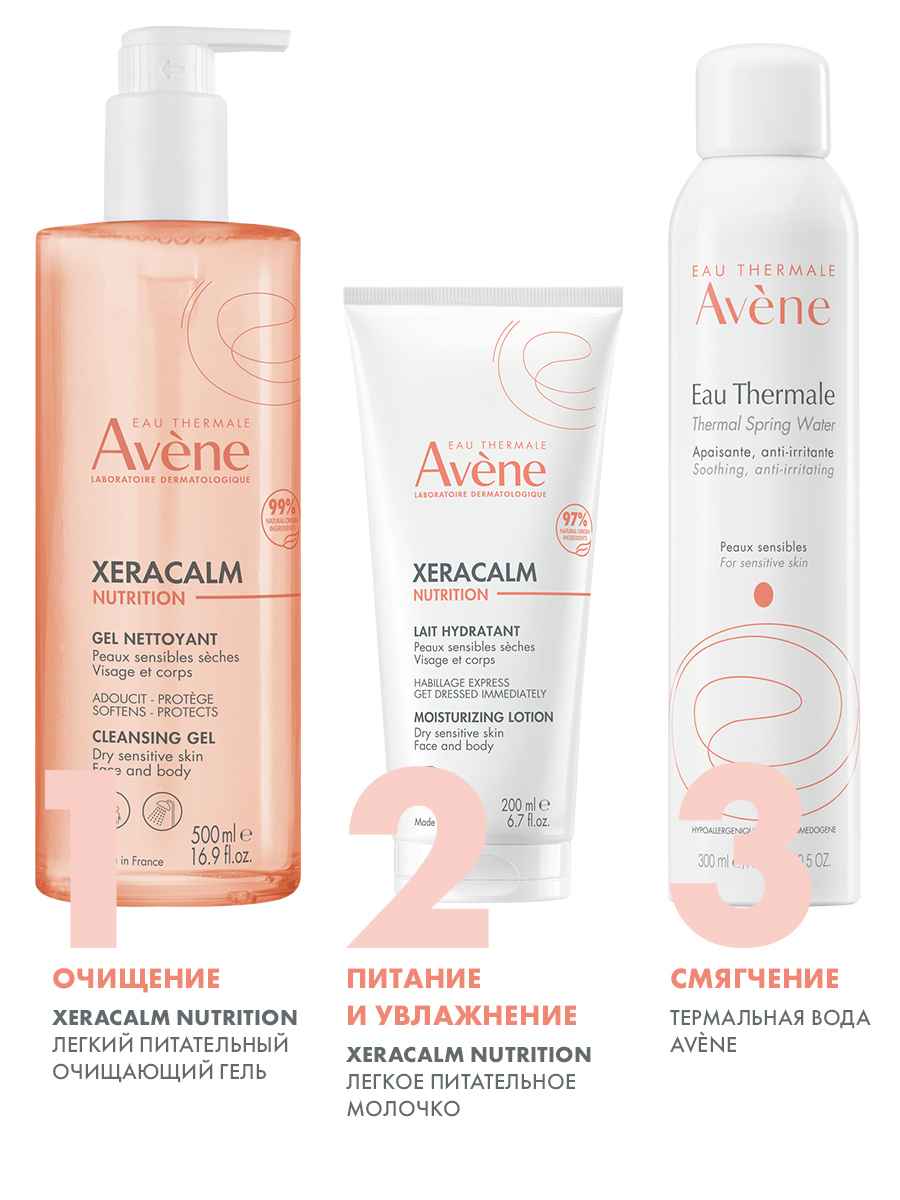 Авен Легкое питательное молочко, 200 мл (Avene, XeraCalm) фото 6