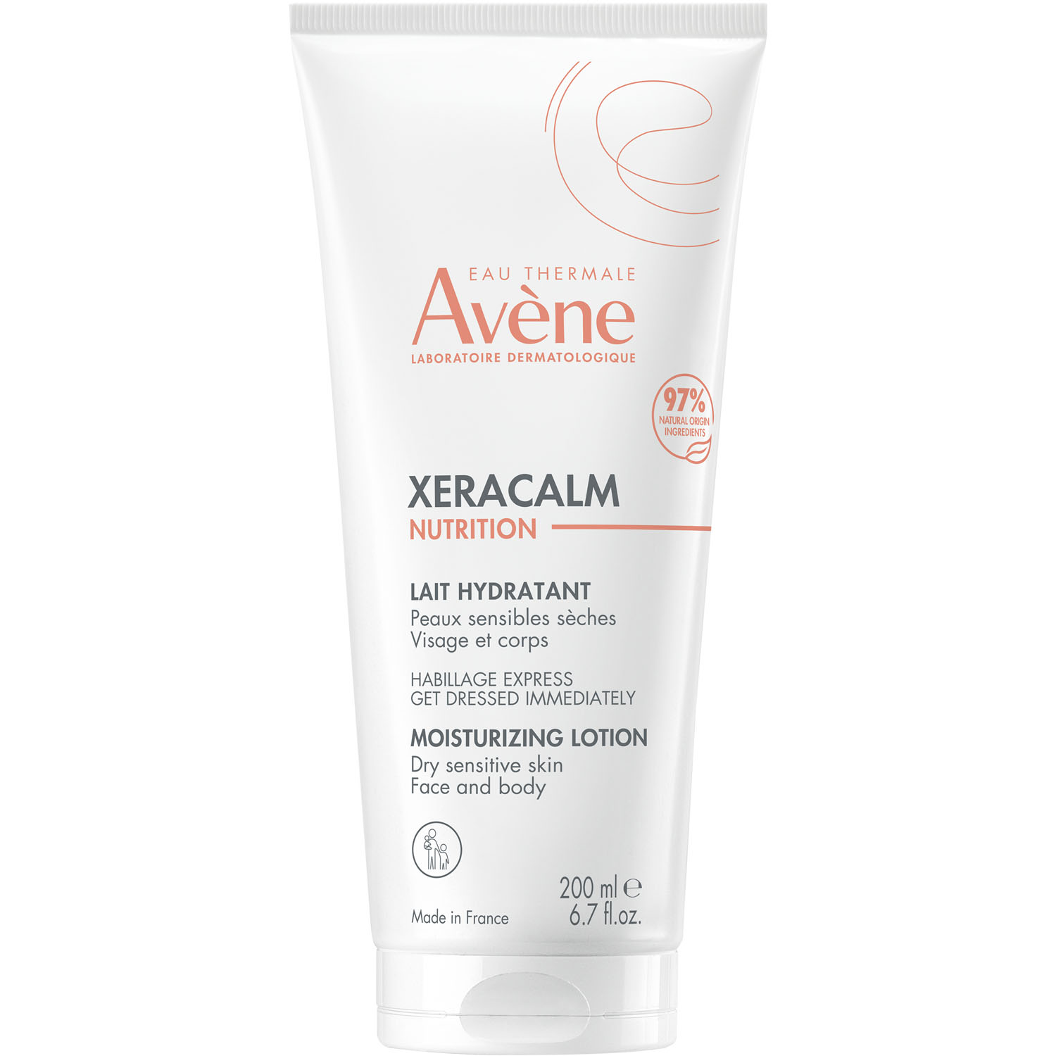 Avene Легкое питательное молочко, 200 мл (Avene, XeraCalm) легкое питательное молочко eau thermale avene xeracalm nutrition 400 мл