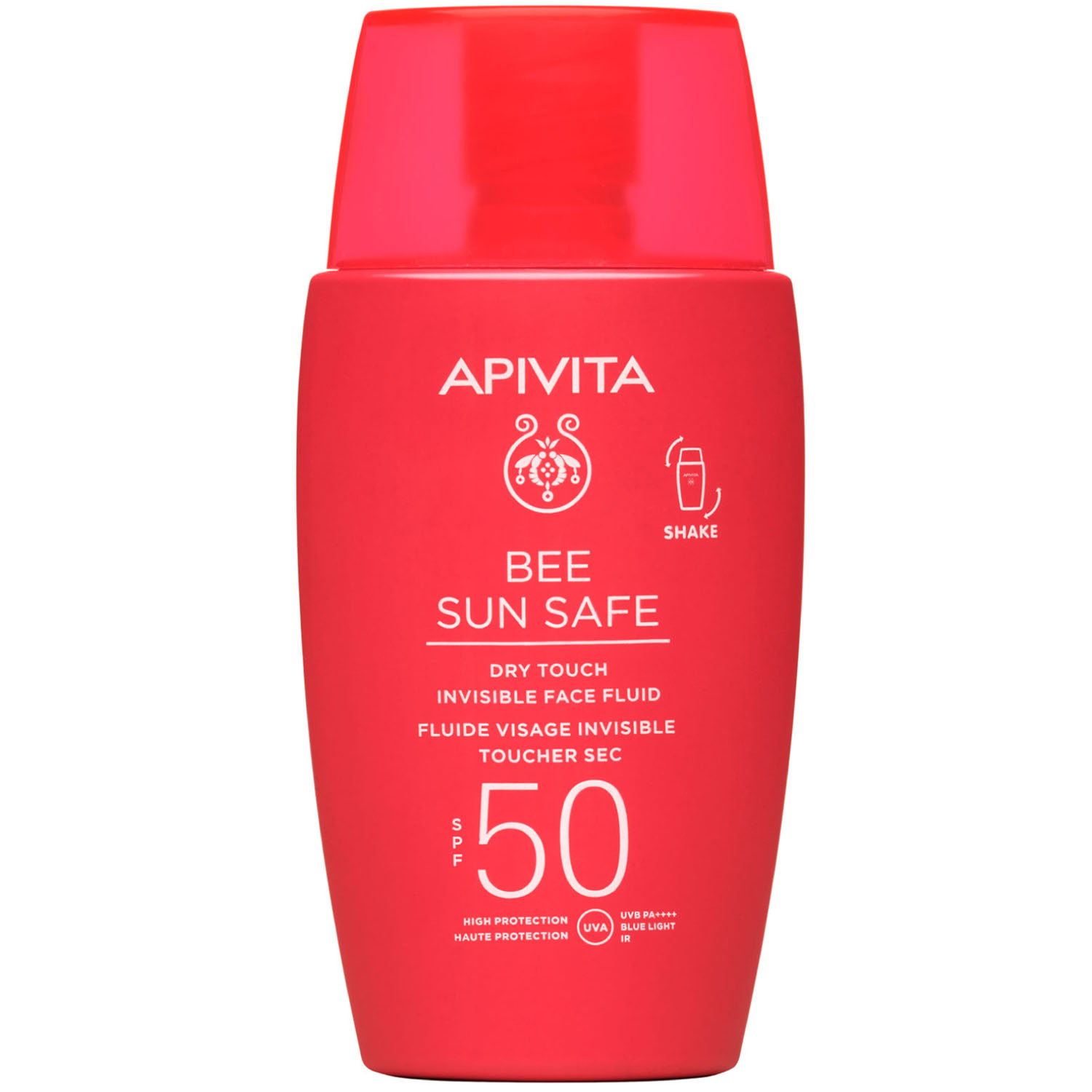 Apivita Солнцезащитная невидимая эмульсия для лица SPF 50, 50 мл (Apivita, Bee Sun Safe) apivita солнцезащитная эмульсия для лица невидимая spf 50 би сан сейф 50 мл