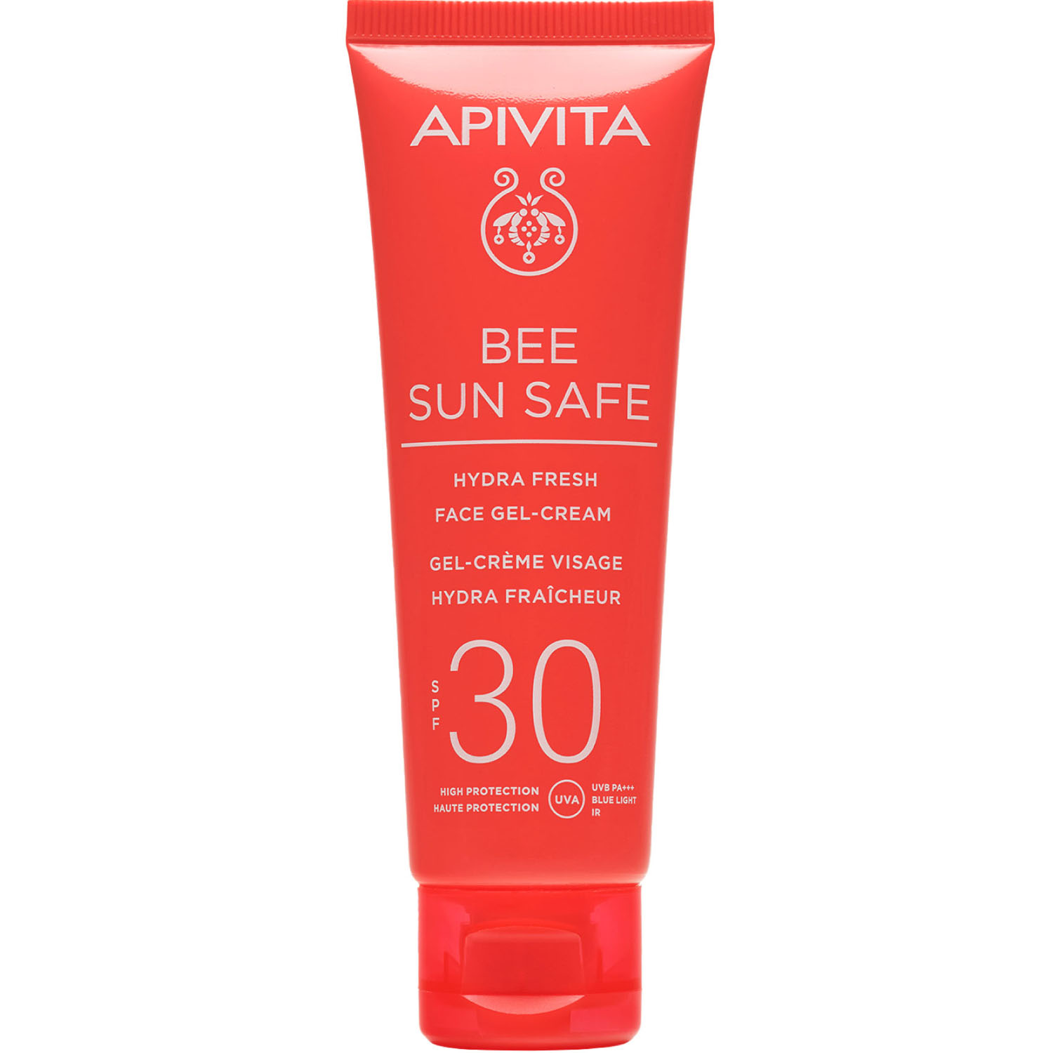 Апивита Солнцезащитный свежий увлажняющий гель-крем для лица SPF 30, 50 мл (Apivita, Bee Sun Safe) фото 0
