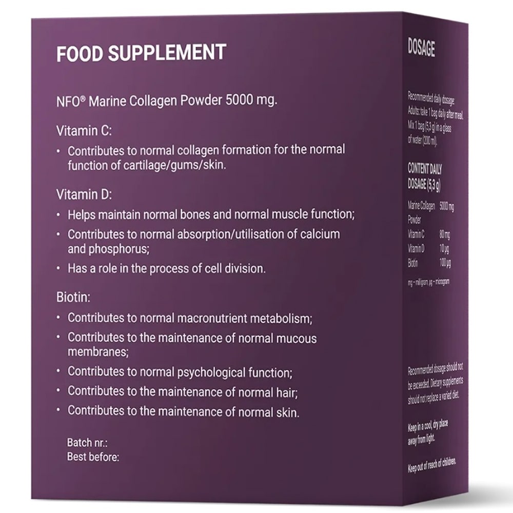 Норвегиан Фиш Ойл Морской коллаген, 14 саше (Norwegian Fish Oil, Витамины) фото 1