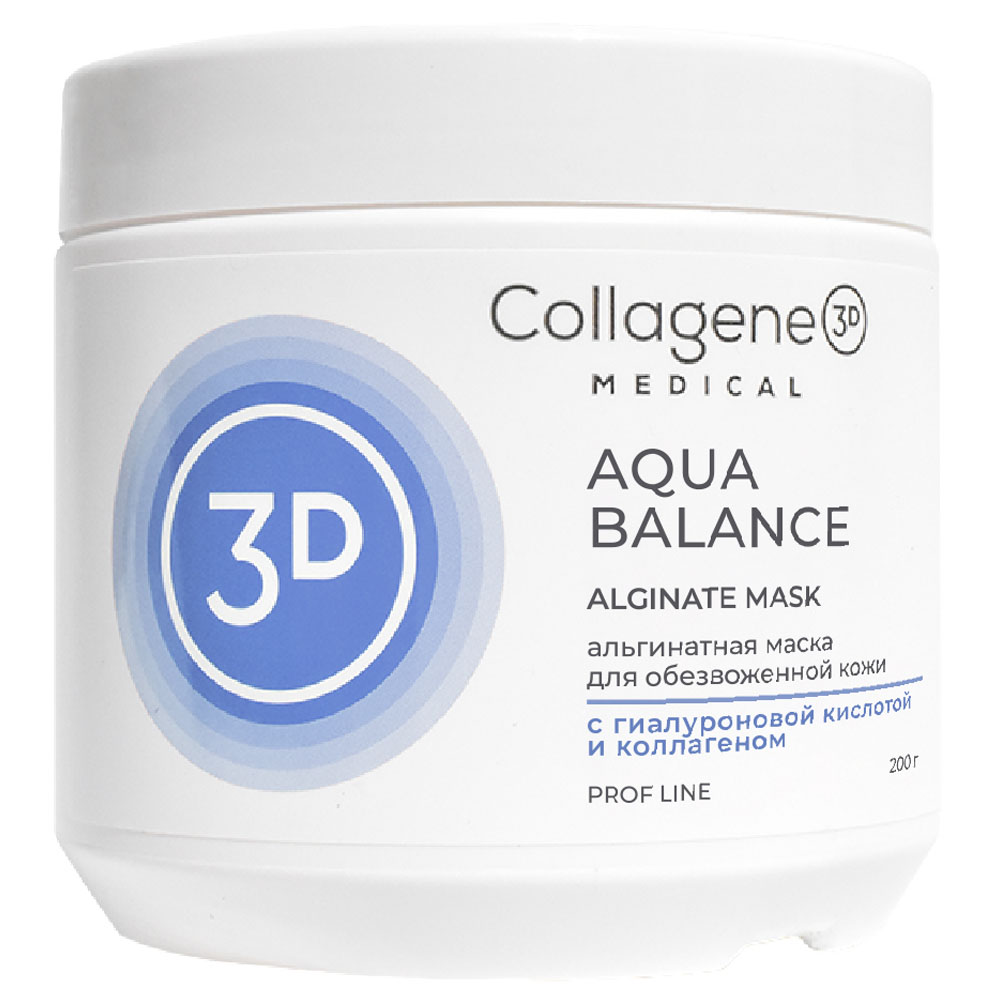 Медикал Коллаген 3Д Альгинатная маска для лица и тела, 200 г (Medical Collagene 3D, Aqua Balance) фото 0