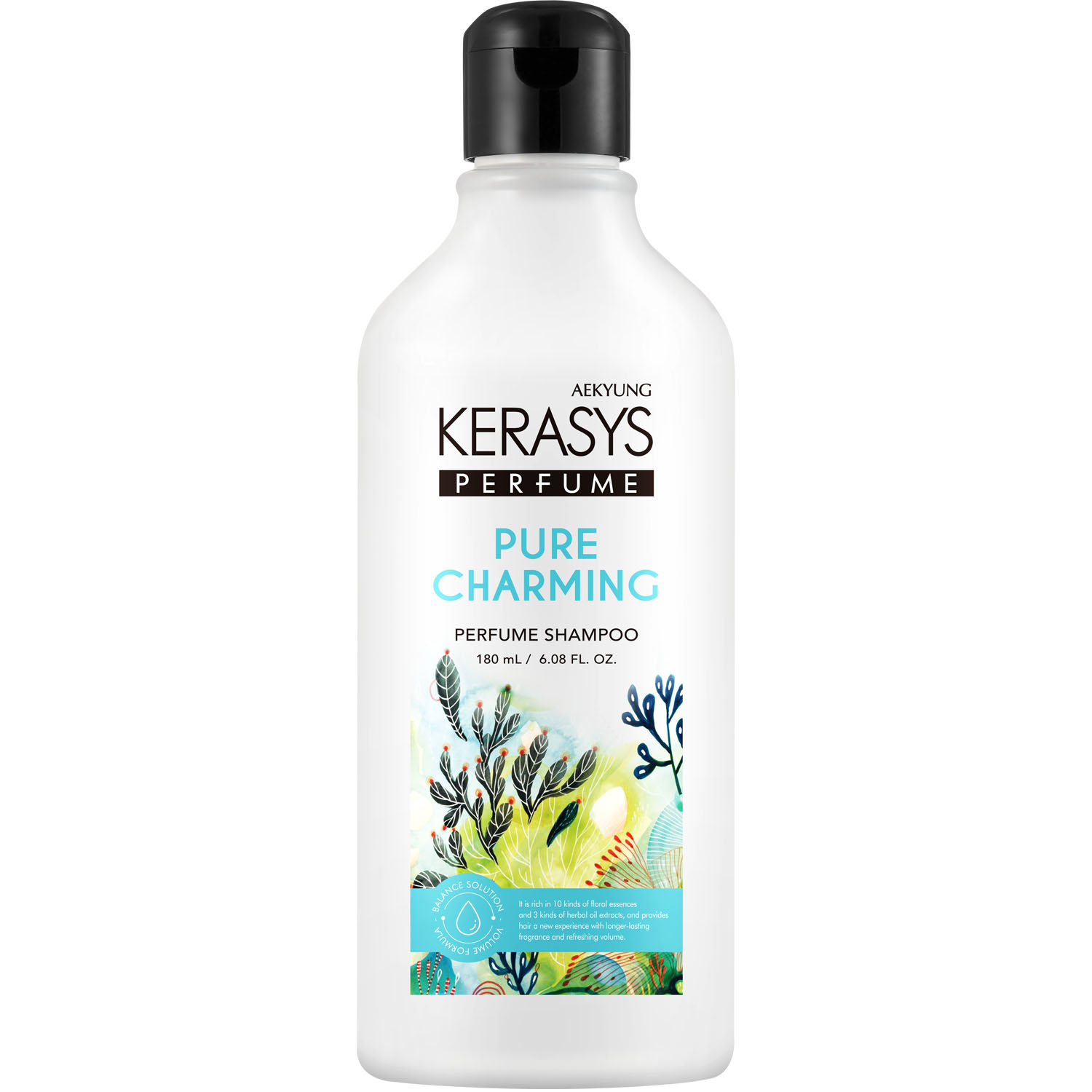 цена Kerasys Шампунь для сухих и ломких волос Pure Charming, 180 мл (Kerasys, Perfumed Line)
