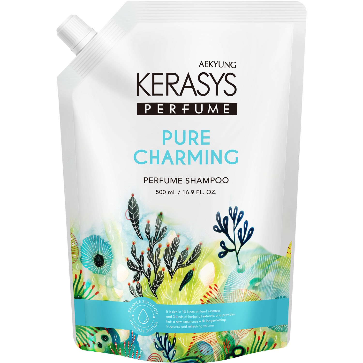 Kerasys Шампунь для сухих и ломких волос Pure Charming, 500 мл (Kerasys, Perfumed Line) цена и фото