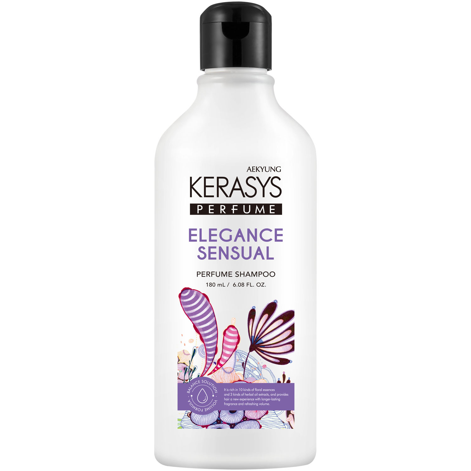 цена Kerasys Шампунь для тонких и ослабленных волос Elegance Sensual, 180 мл (Kerasys, Perfumed Line)