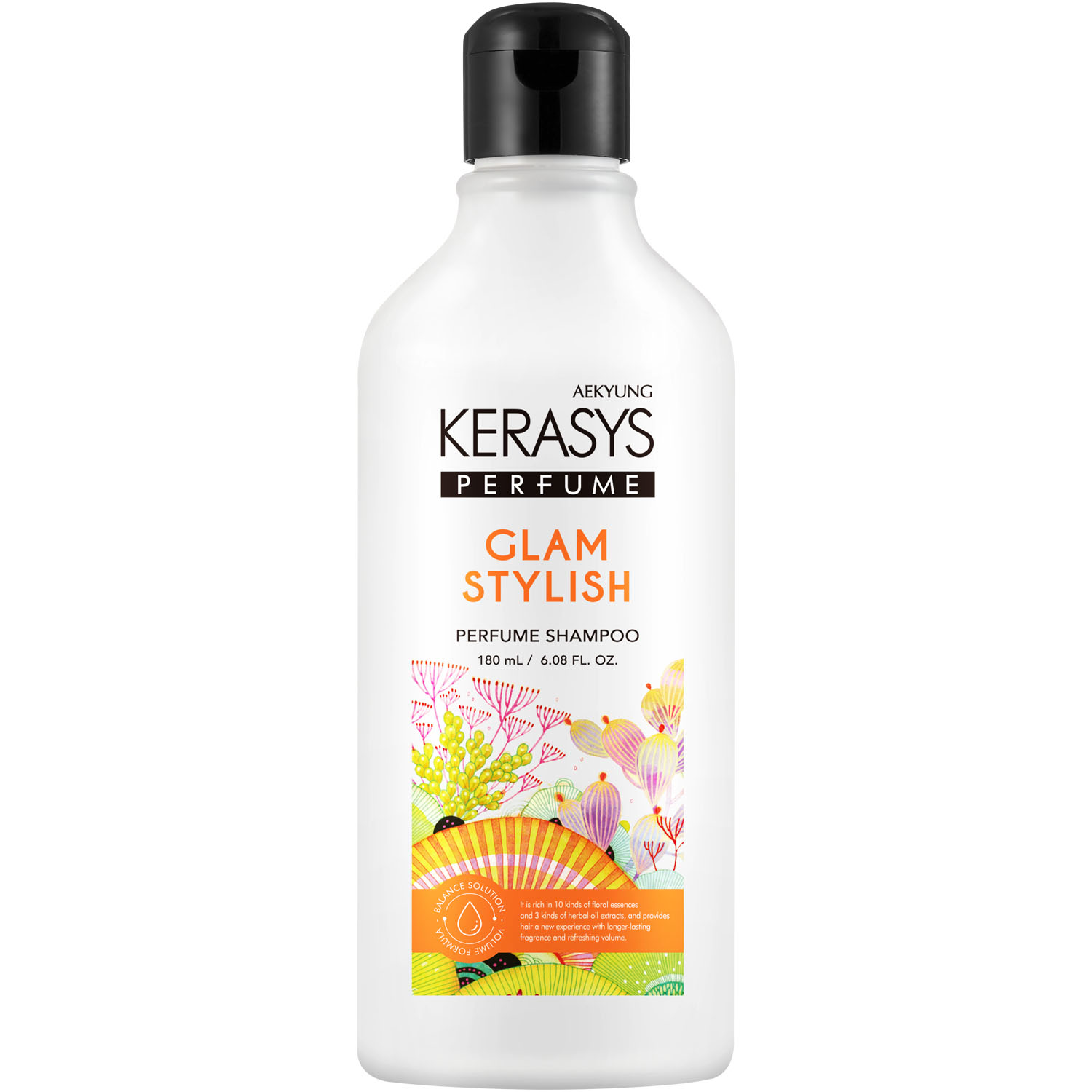 цена Kerasys Шампунь для всех типов волос Glam Stylish, 180 мл (Kerasys, Perfumed Line)