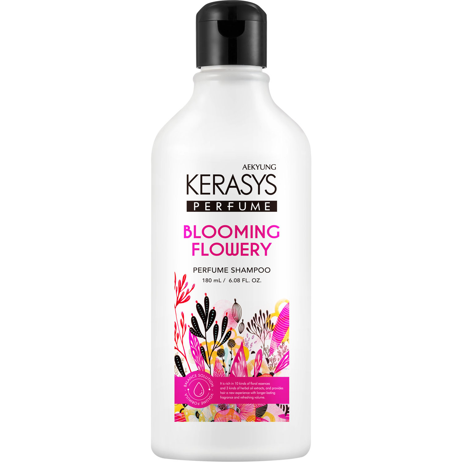 Kerasys Шампунь для всех типов волос Blooming Flowery, 180 мл (Kerasys, Perfumed Line) kerasys шампунь для всех типов волос glam stylish 400 мл kerasys perfumed line