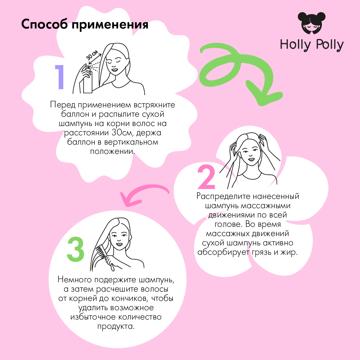 Холли Полли Сухой шампунь для всех типов волос Ice Cream, 75 мл (Holly Polly, Dry Shampoo) Холли Полли Сухой шампунь для всех типов волос Ice Cream, 75 мл (Holly Polly, Dry Shampoo) фото 6